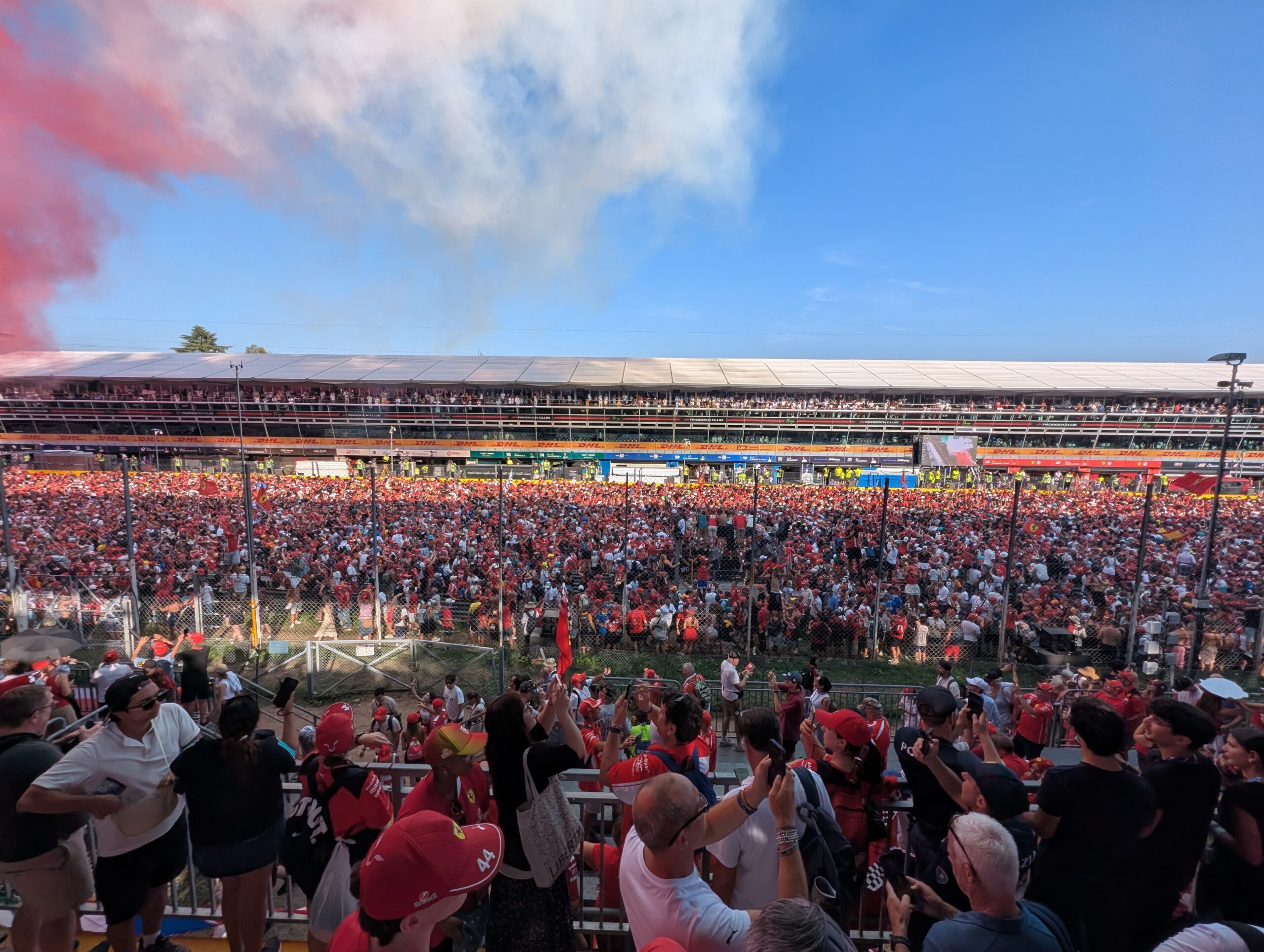 Italian Grand Prix Monza Post Race Celebration