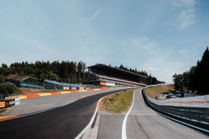 Eau Rouge & Radillon at Spa in Belgium.